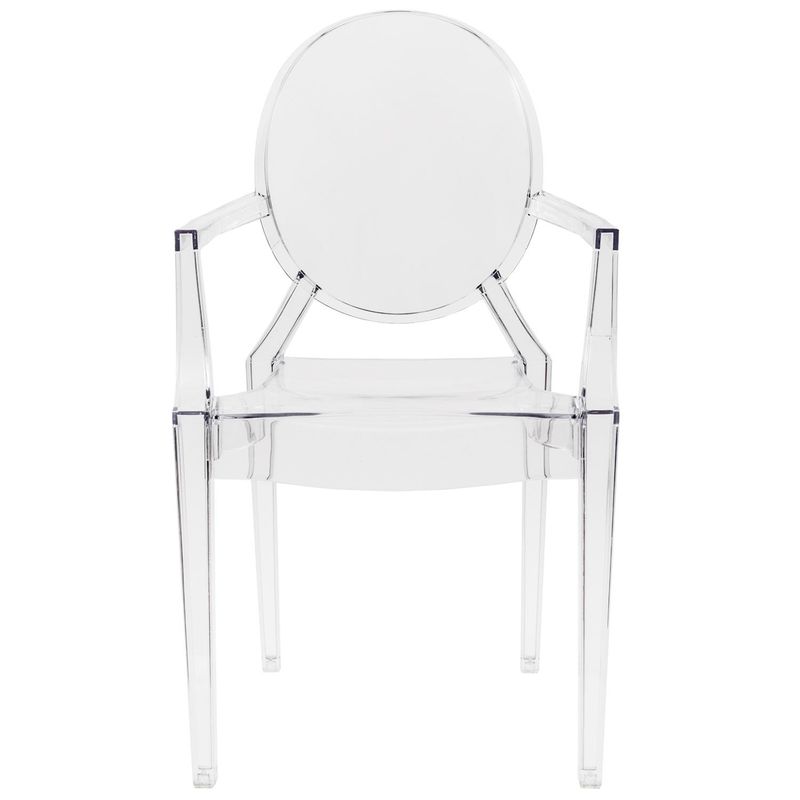 DE PIES A CABEZA - Silla Louis Transparente 92x54x52 cm