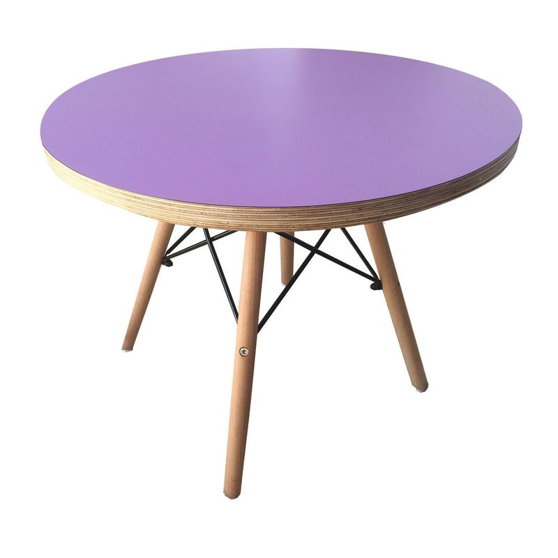 DE PIES A CABEZA - Mesas eames niño lila
