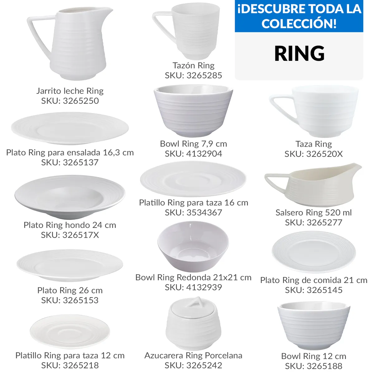 JUST HOME COLLECTION - Bowl Porcelana Blanca Just Home Collection 120 Ml Nórdico