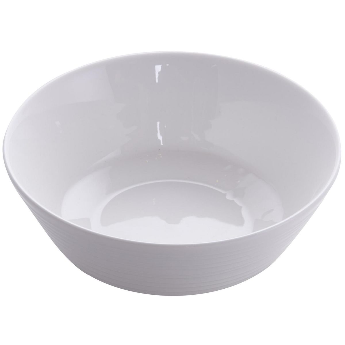JUST HOME COLLECTION - Bowl Ring Porcelana Redonda 20.8x20.7 cm Blanco