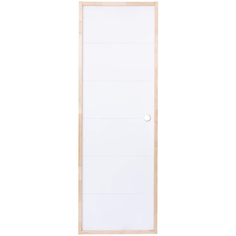 IGAL - Puerta Terciado Huilo precolgada Dual con perforación blanca