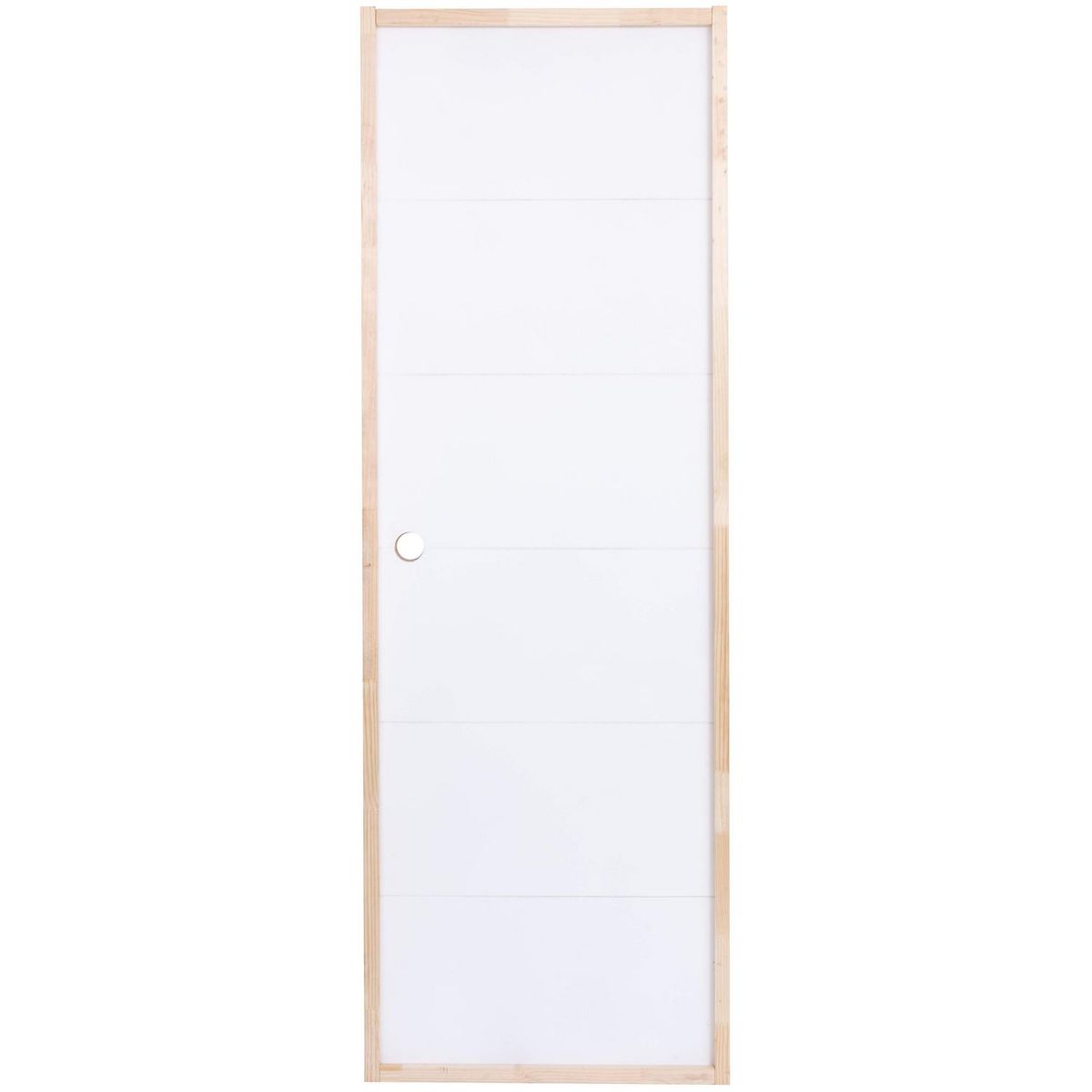 MAFORSA - Puerta Terciado Huilo precolgada Dual con perforación blanca