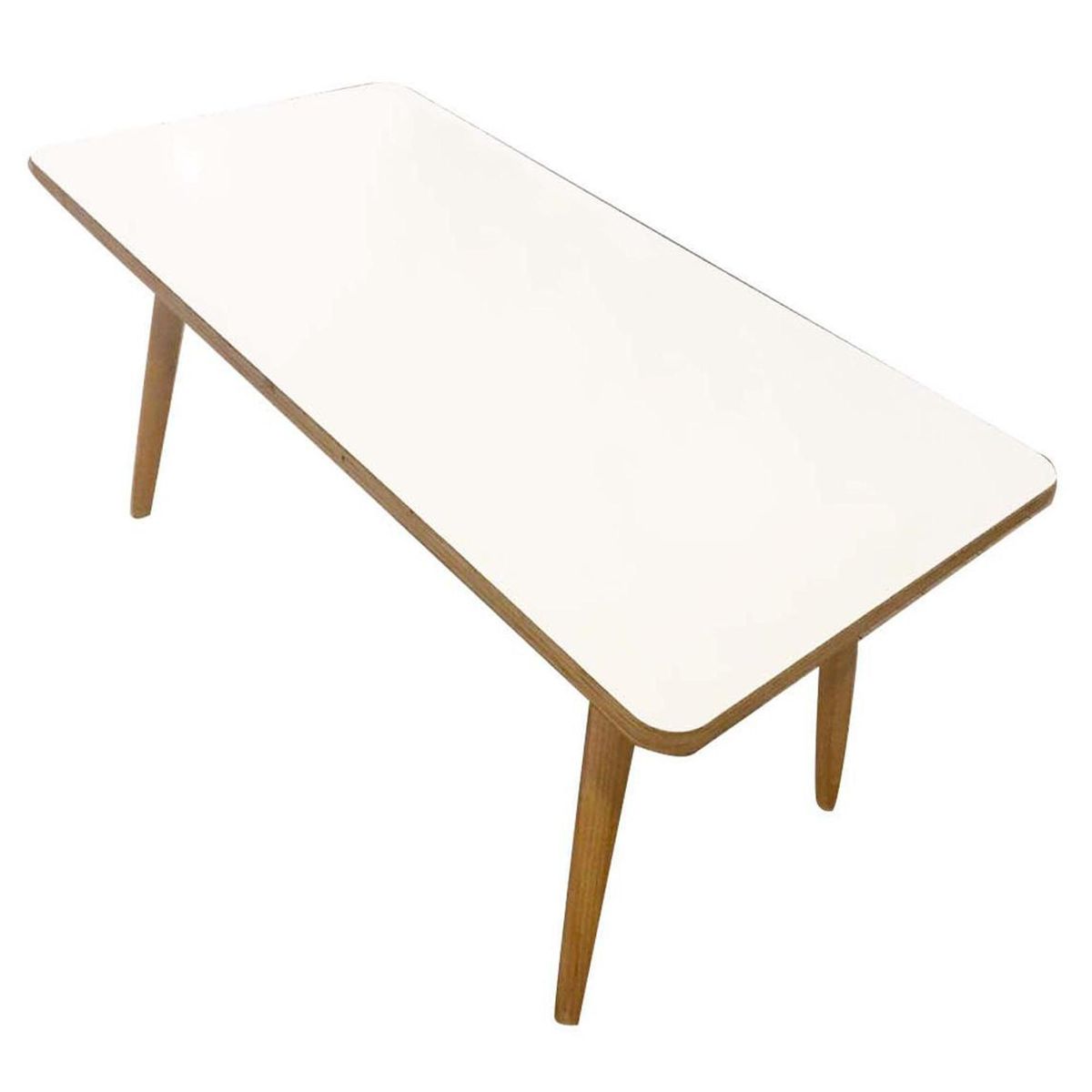 DE PIES A CABEZA - Mesa Rectangular Niño Blanco 55x110x55 cm