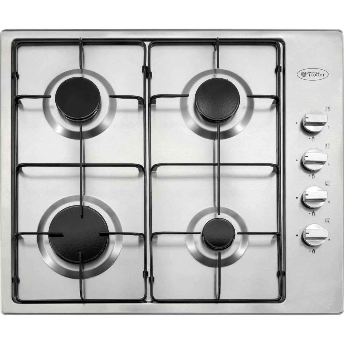 ALBIN TROTTER - Encimera Gas 4 Platos Inox Breit 60 GL