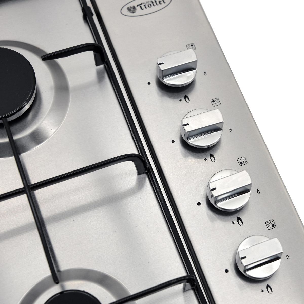 ALBIN TROTTER - Encimera Gas 4 Platos Inox Breit 60 GL