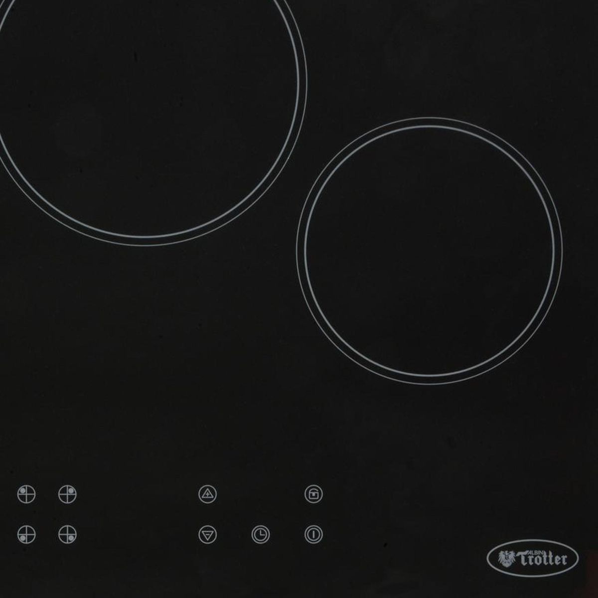 ALBIN TROTTER - Encimera Eléctrica 4 Platos Negra Glass Fein 60