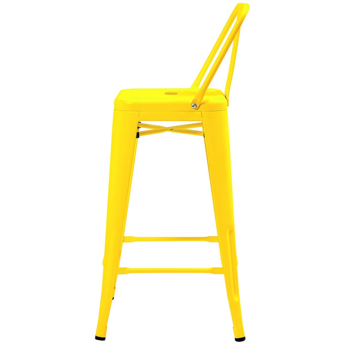 DE PIES A CABEZA - Piso Tolix Amarillo 66x32x30 cm