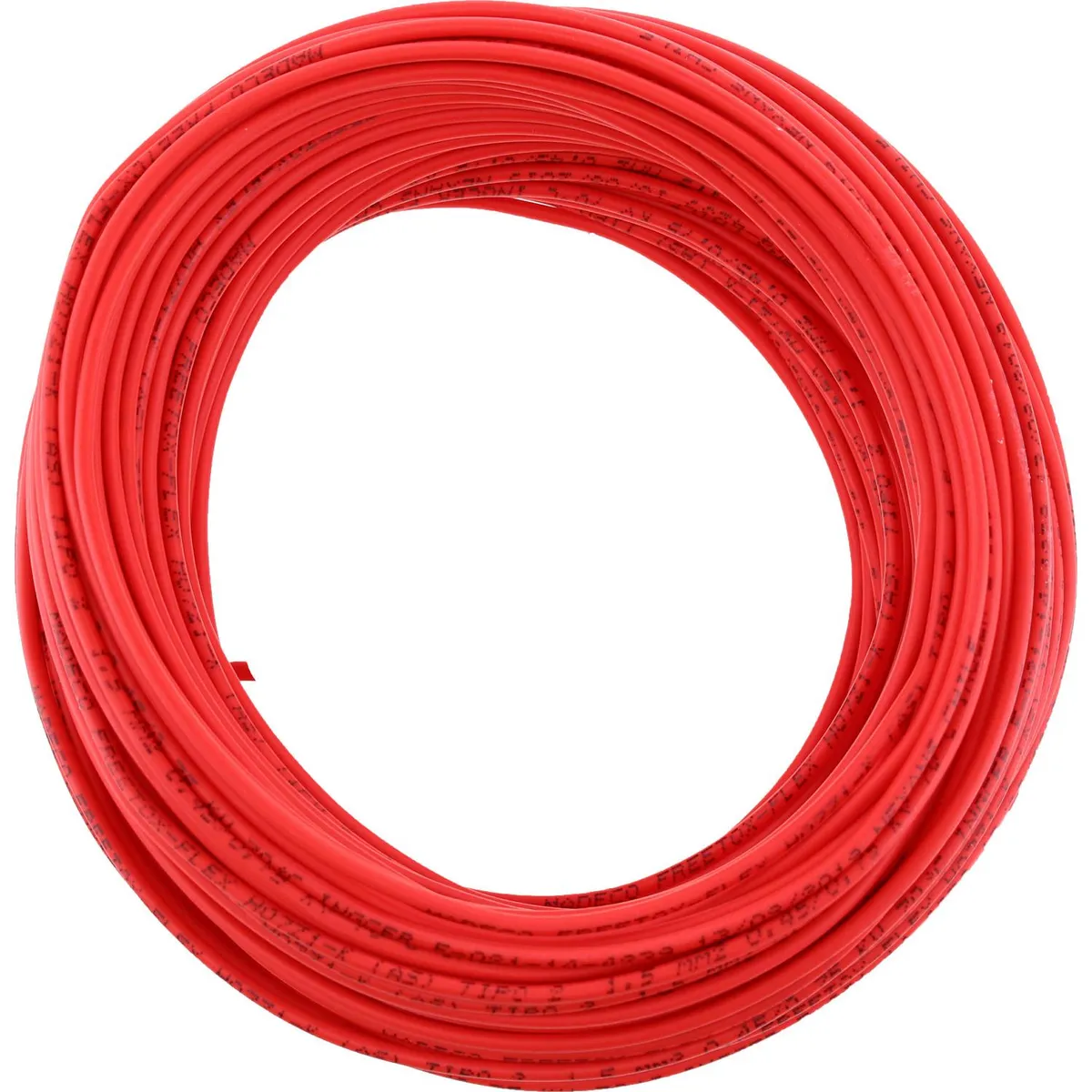 MADECO - Cable Libre de Halógenos H07Z1-K 1x1,5 mm2 Rojo 50 metro(s) 