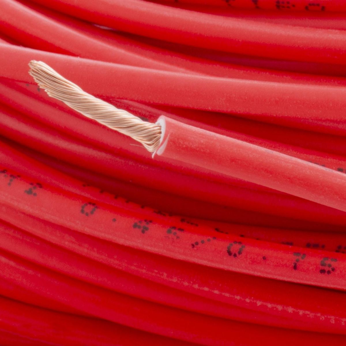 MADECO - Cable Libre de Halógenos H07Z1-K 1x2,5 mm2 Rojo 25 metro(s) 