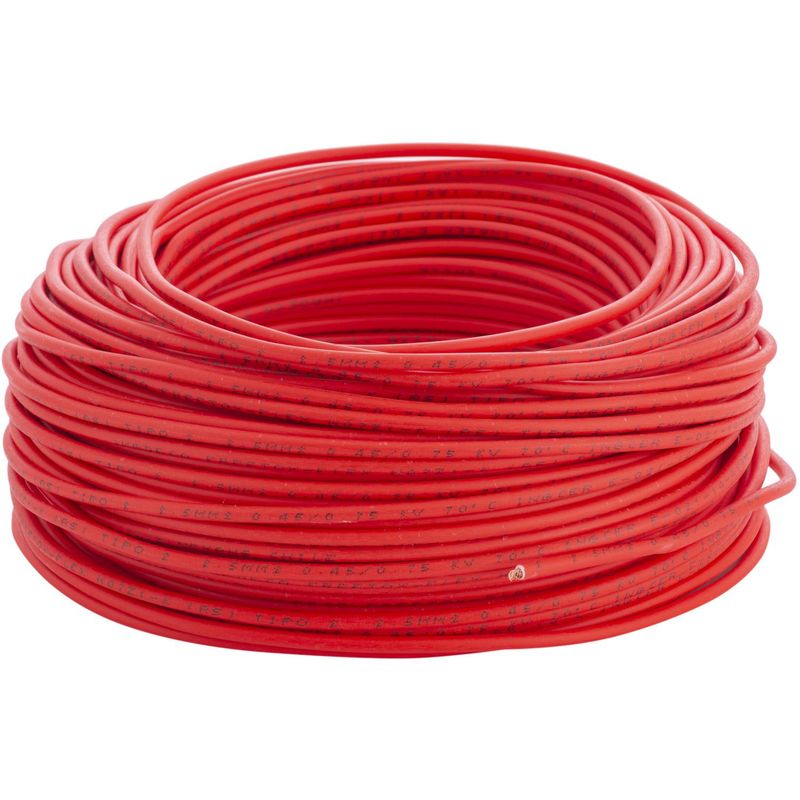 MADECO - Cable Libre de Halógenos H07Z1-K 1x2,5 mm2 50 metro(s) Rojo