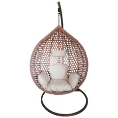 EL BARCO - Silla Colgante 195x105x75 cm Ratán Caramelo