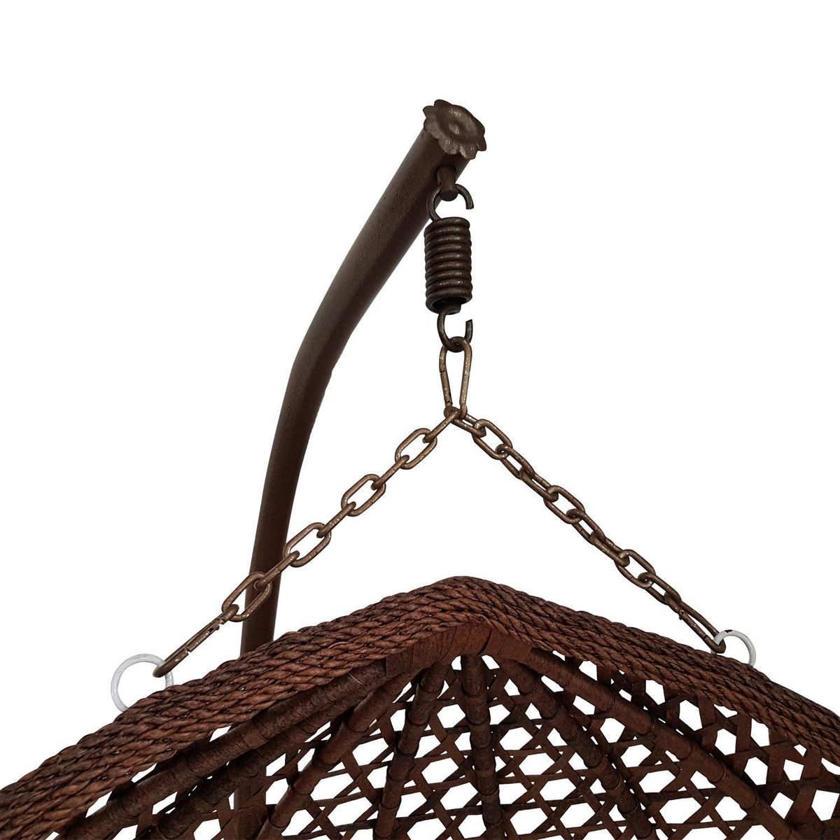 EL BARCO - Silla colgante rattan 135x75x125cm