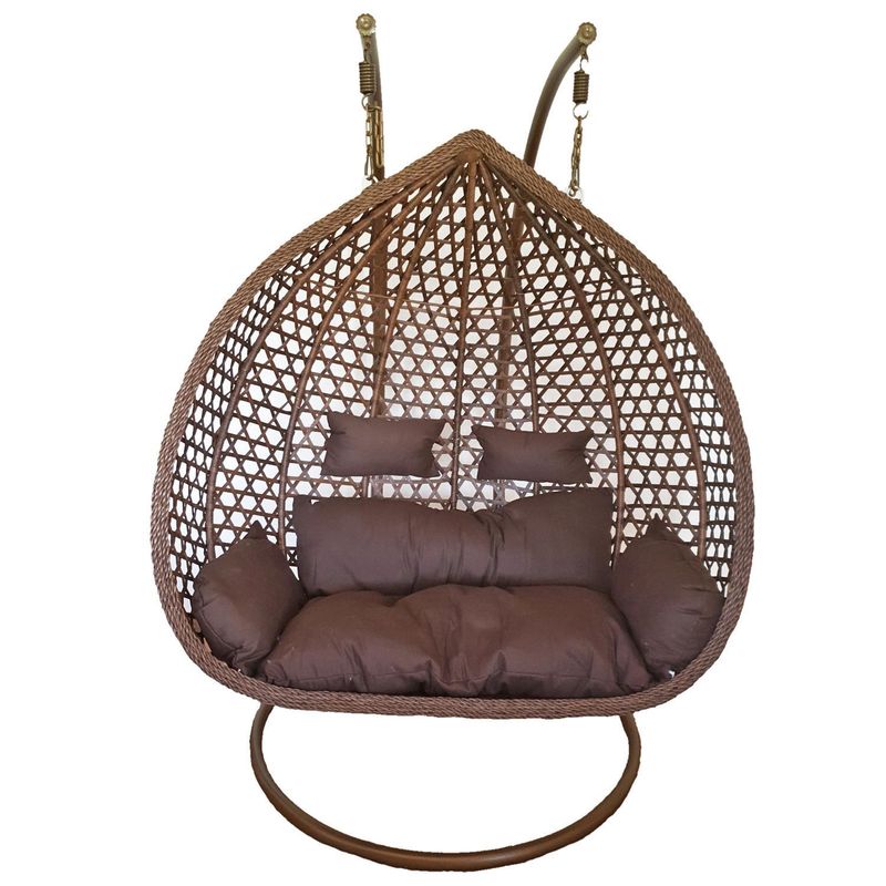 EL BARCO - Silla colgante rattan195x85x135cm