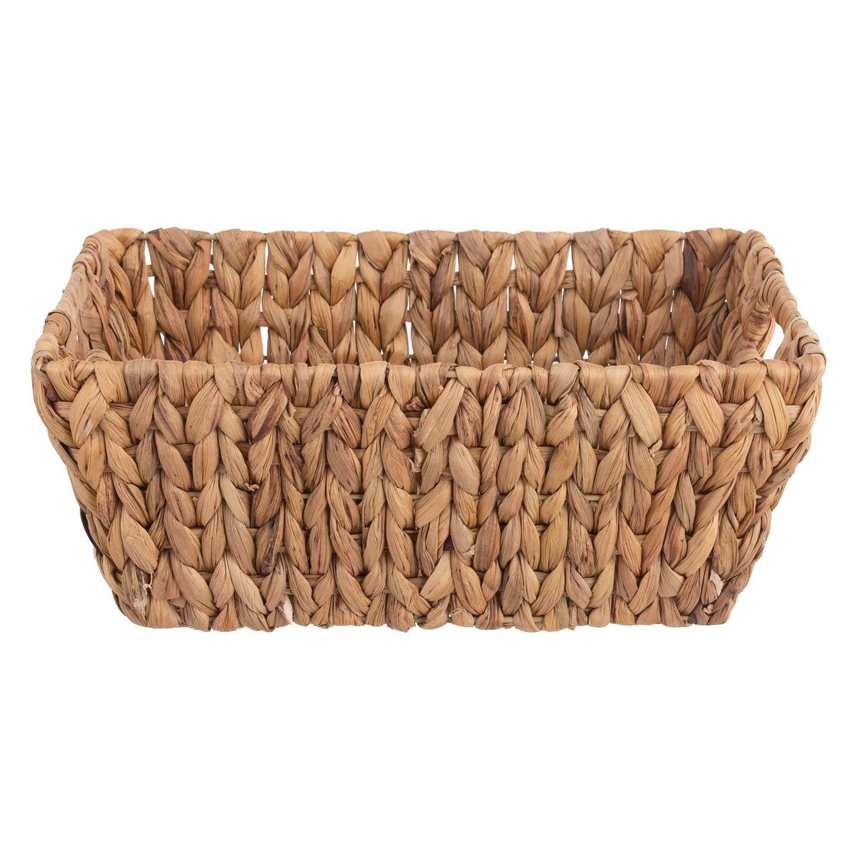 DECO EXPRESS - Cesto Maite de Jacinto de Agua 35x14x25 cm Café