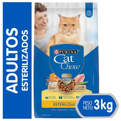 Alimento Esterilizado para Gato Adulto Carne 3 kg