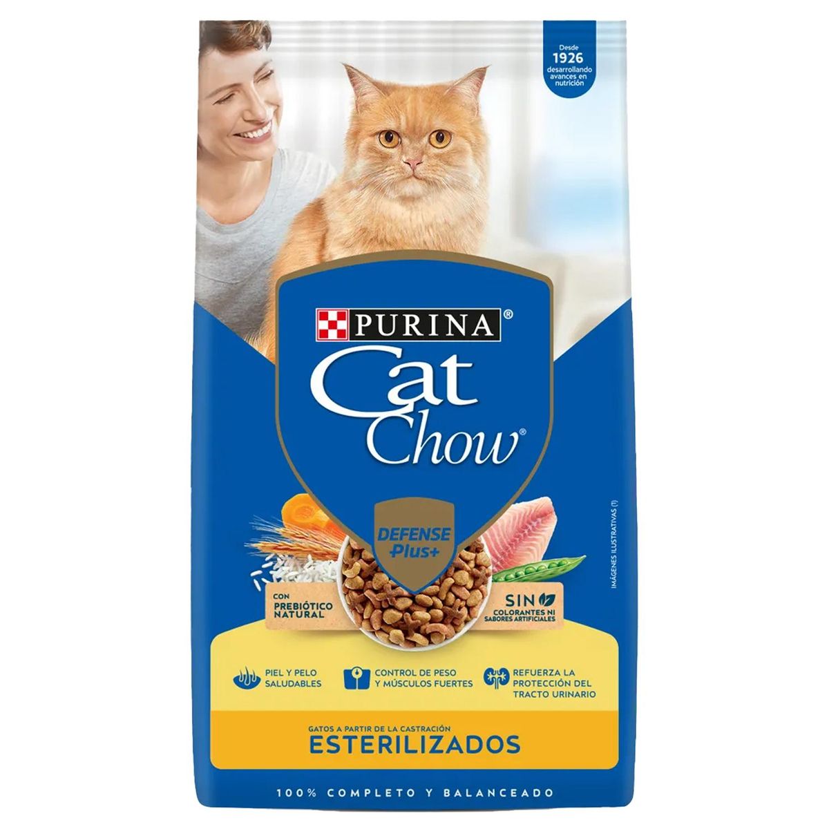CAT CHOW - Alimento Esterilizado para Gato Adulto Carne 3 kg