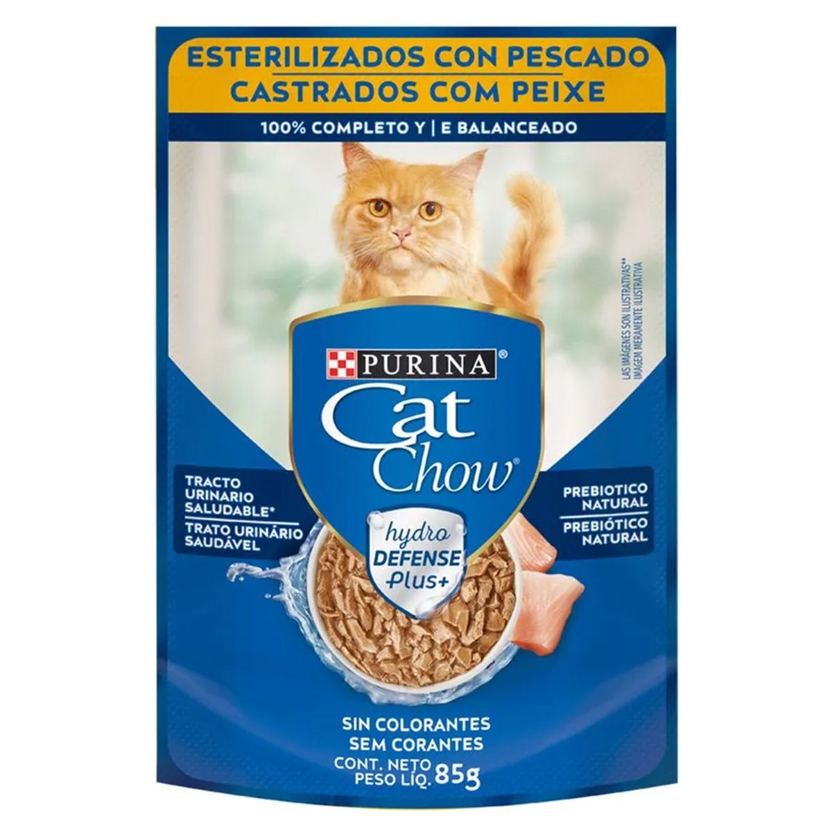 CAT CHOW - Pouch esterilizados pescado 85 gr