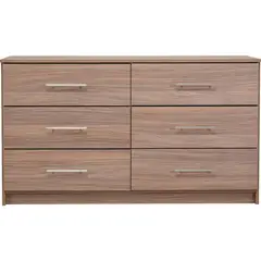 CIC - Cómoda 6 Cajón(es) ALTAIR 120x69x45 cm Walnut