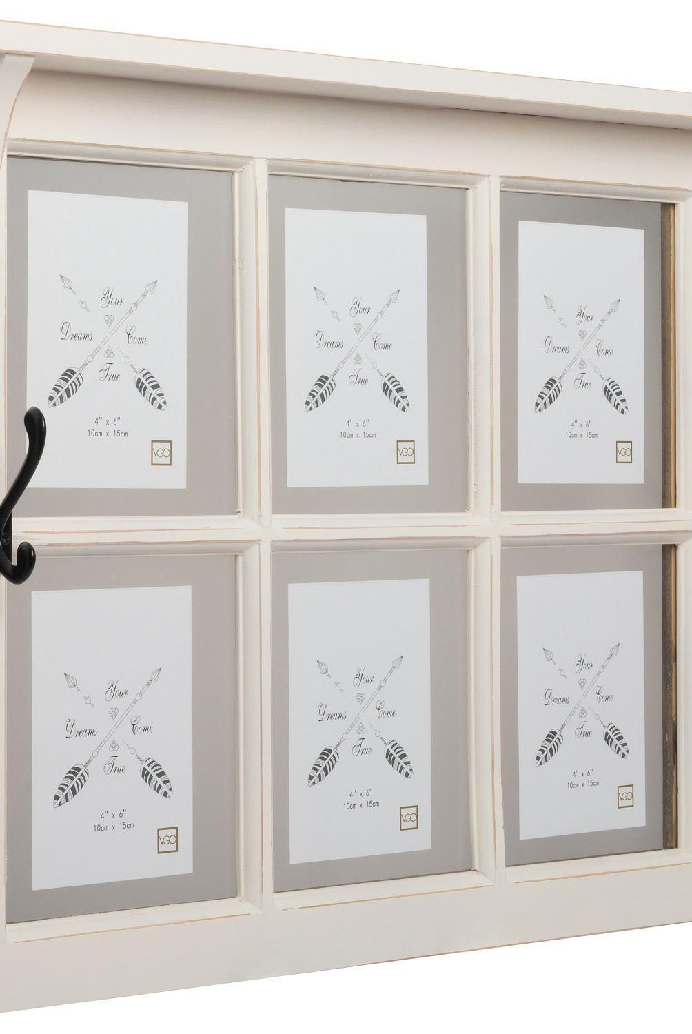 VERTIGO - Perchero de Pared con 2 ganchos Madera Beige