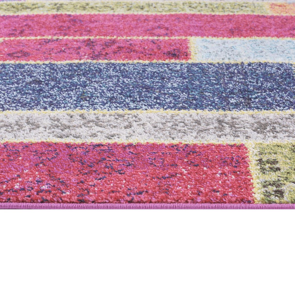 DIB - Alfombra Kolor Wooden 133x190 cm Polipropileno Multicolor