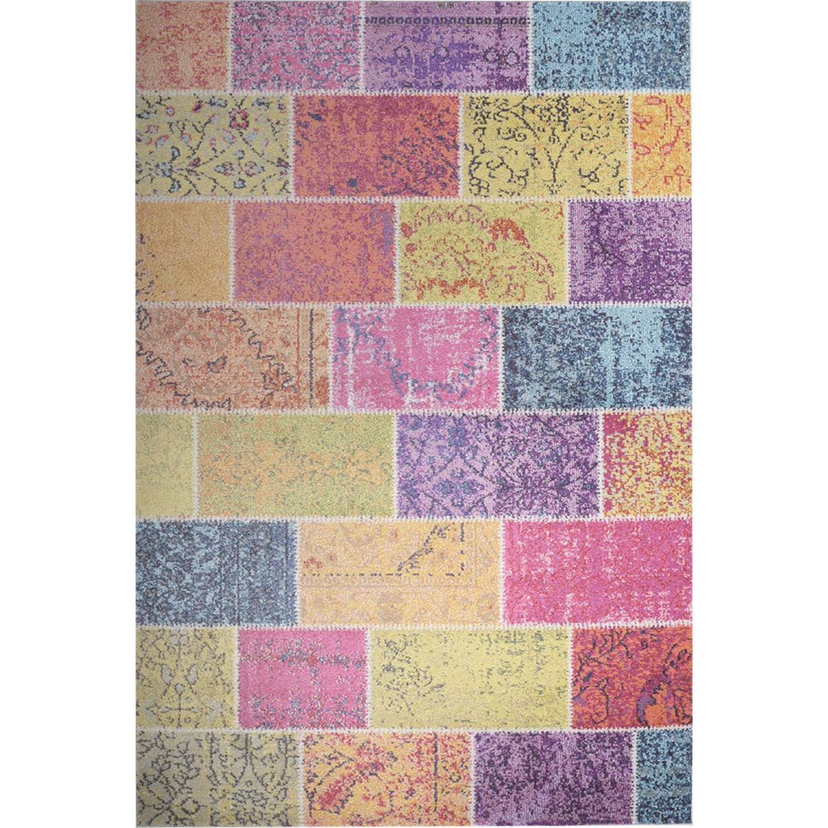 DIB - Alfombra Kolor Brickwall 120x170 cm Polipropileno Multicolor