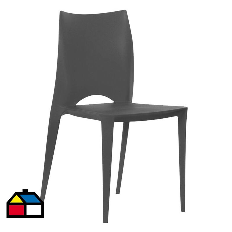 ONE SIT - Silla Pismo Gris 86x45x35.7 cm