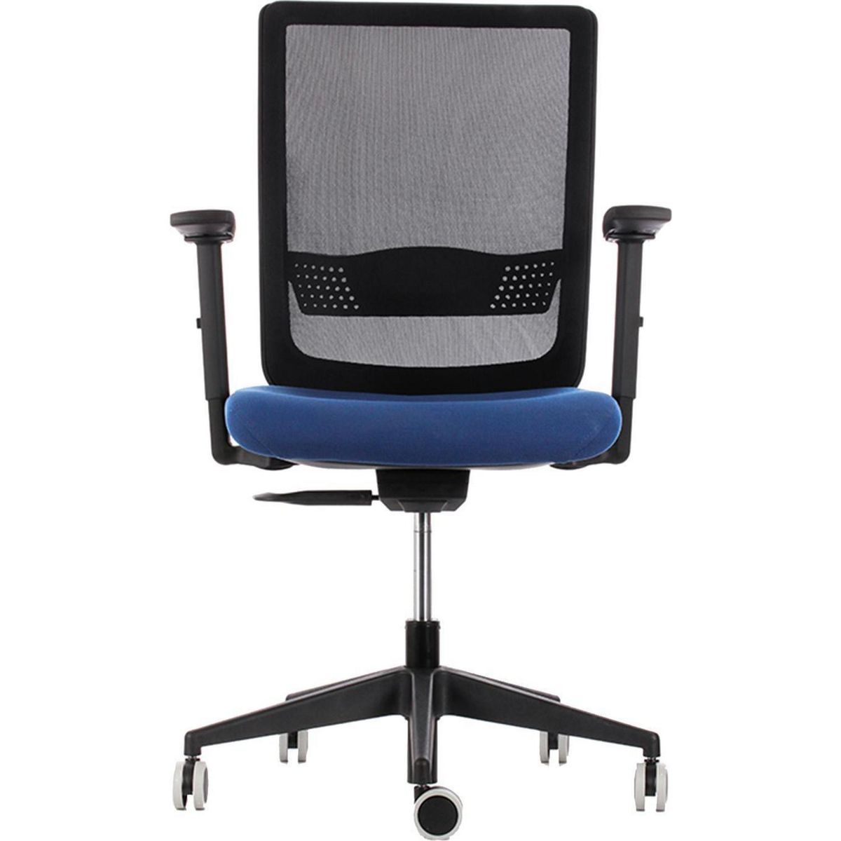 CONTATTO - Silla Escritorio XXL Extra Large Masta Negro/Azul