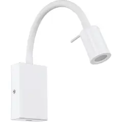 EGLO - Apliqué Tazzoli Acero Blanco