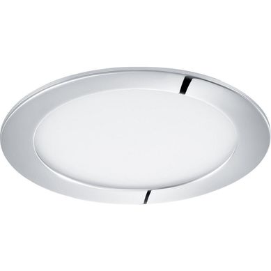 Panel embutido para bao Fueva redonda cromo 11W led luz fra.