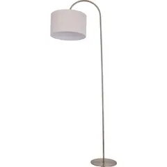 DISEÑO 3 - Lámpara de Pie Curva Bronce Dorado 40x180 cm