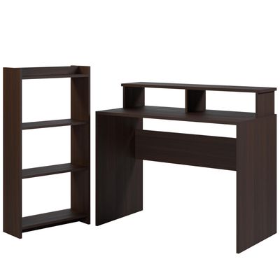 Imagen 2 del producto Escritorio Repisa + Estante Melamina Chocolate