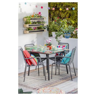 Juego de Comedor de Terraza Lindau 4 Personas