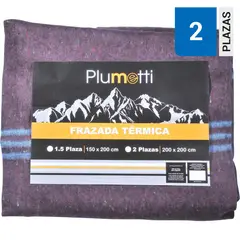 MASHINI - Frazada Témica 2 plazas Multicolor