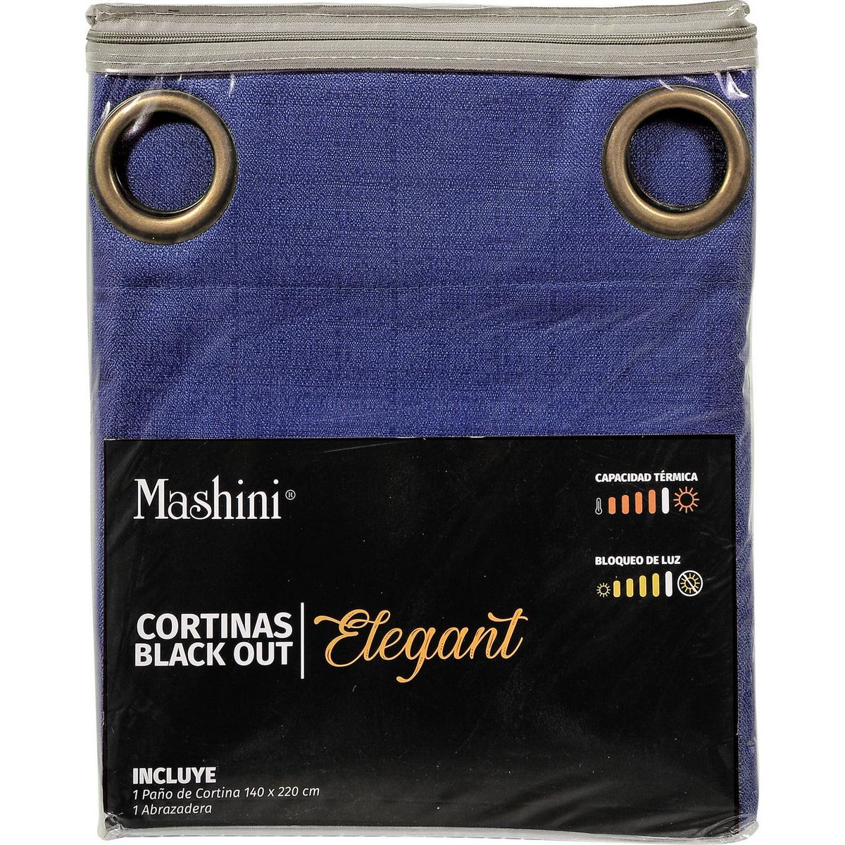 MASHINI - Cortina roller black out Elegant 140x220 cm marino