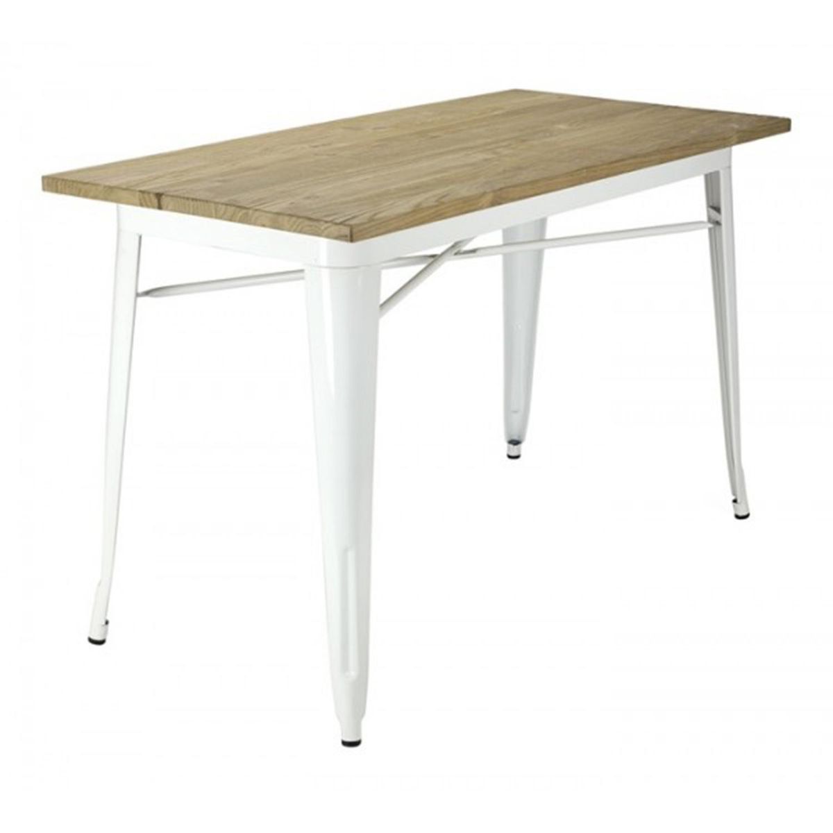 DE PIES A CABEZA - Mesa 180x80x75 cm blanco