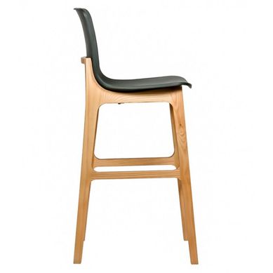 Taburete selena 47x42x104 cm negro