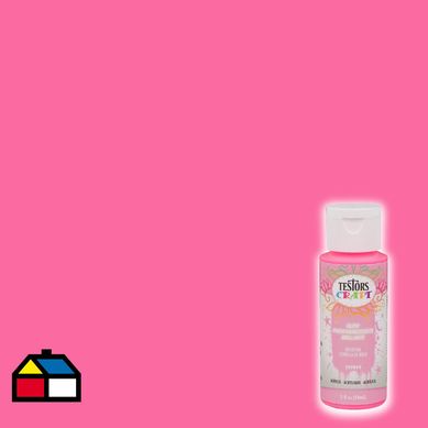 Pintura acrlica glowIn the dark rosa