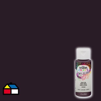 Pintura acrlica ciruela oscuro mate