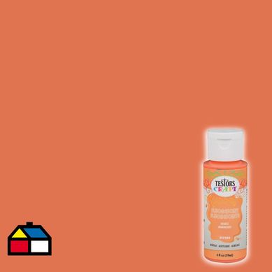 Pintura acrlica naranja flourescente