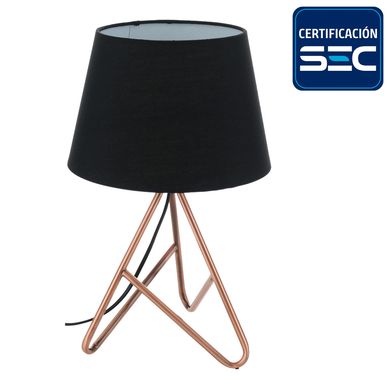 Lmpara mesa 1 luz E14 cobre