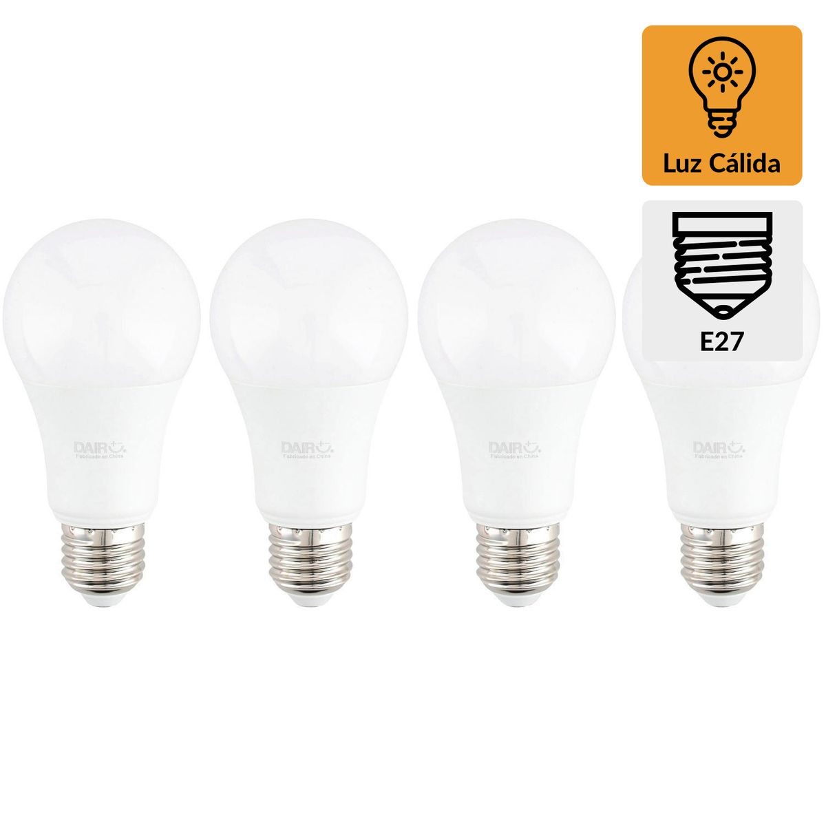 DAIRU -  10 W E27 1000 lm Luz Cálida