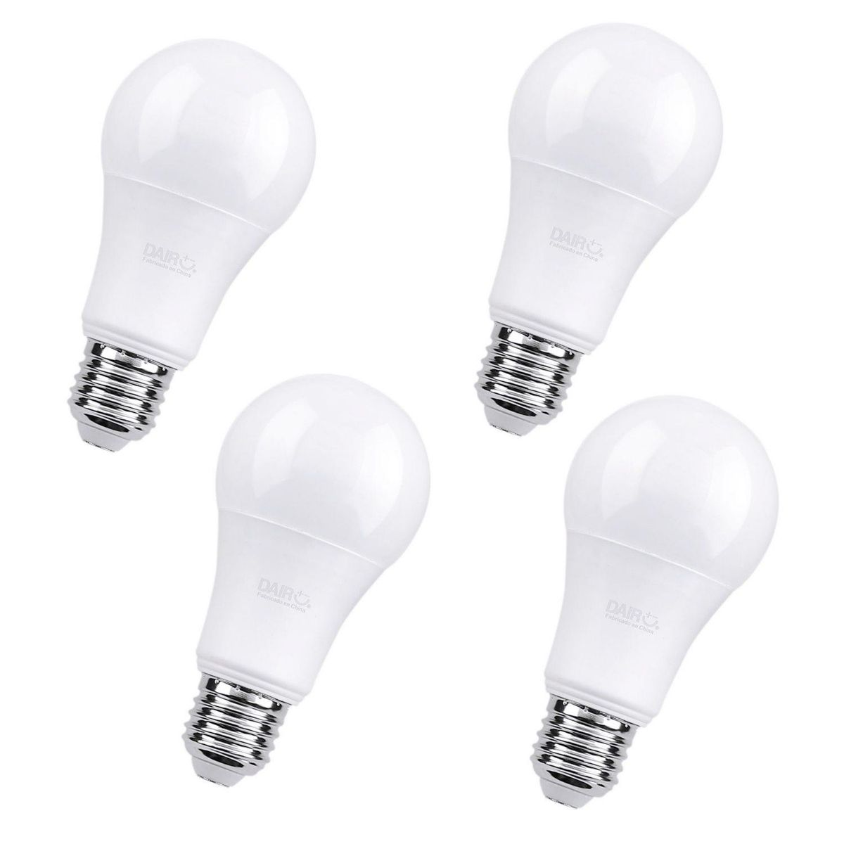 DAIRU - Pack 4 Ampolletas Led 7.5 W E27 780 lm Luz Cálida