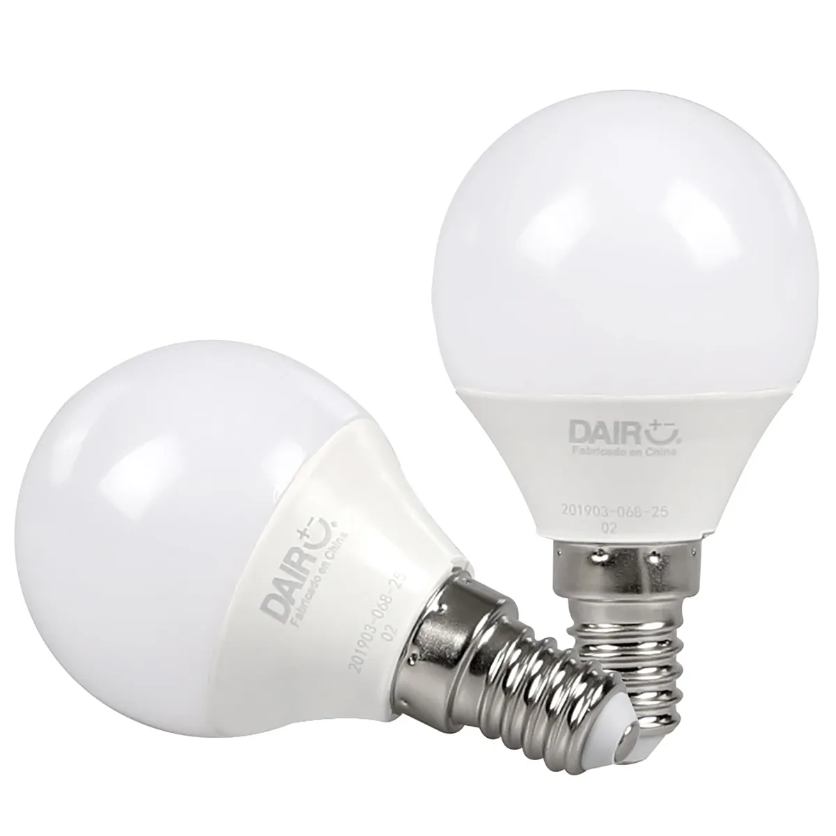 DAIRU - Pack 3 Ampolletas Led Bola 3.5 W E14 250 lm Luz Fría