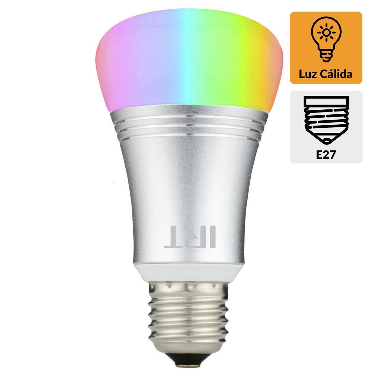 IRT - Ampolleta Smart Wifi 7 W E27 550 lm Luz Cálida