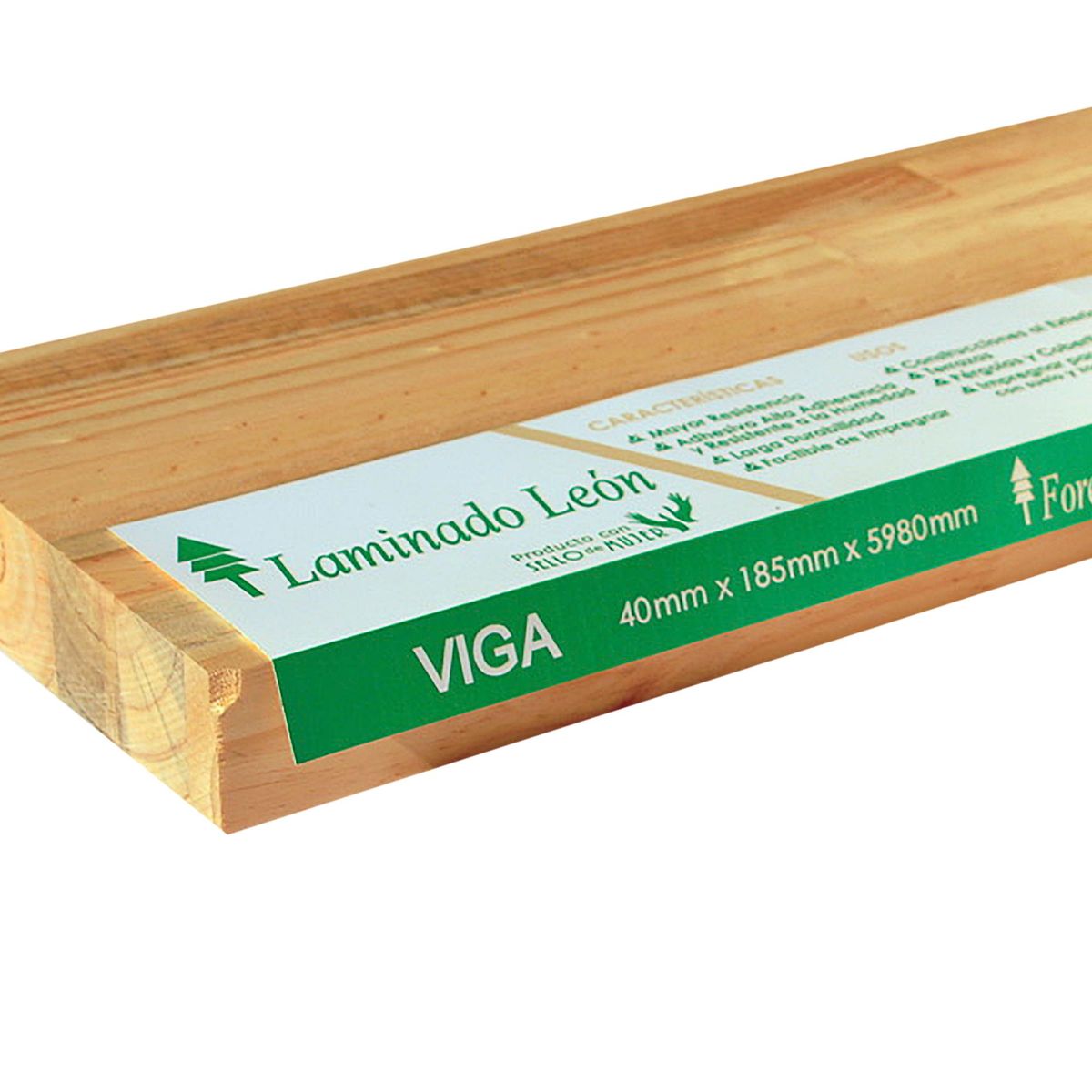 LEON - Viga Laminada Madera Natural