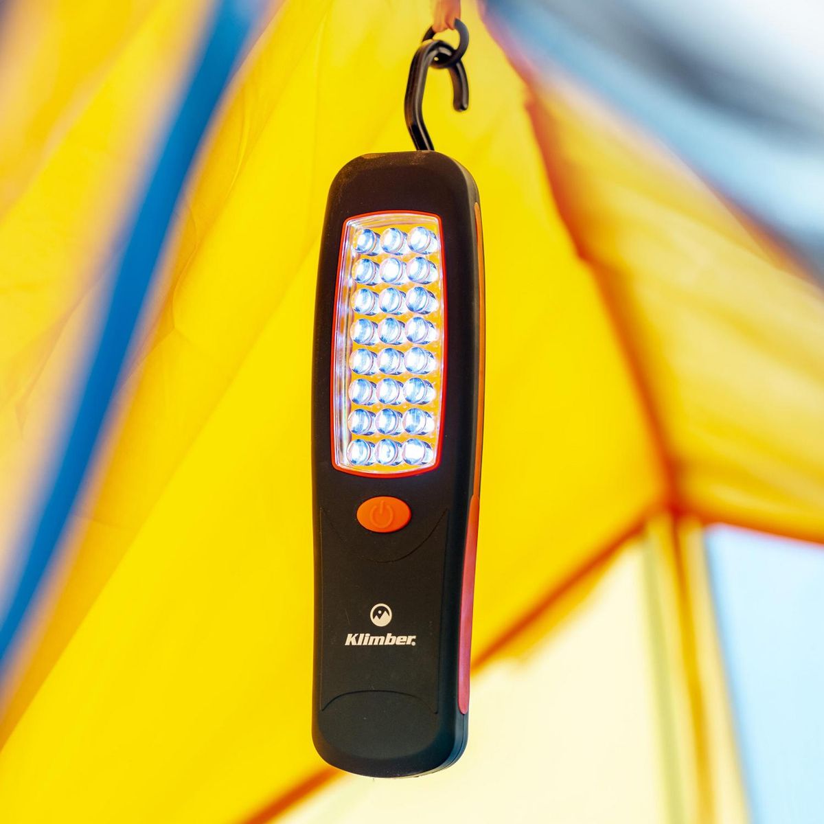 KLIMBER - Linterna de Camping 120 lm Negro/rojo