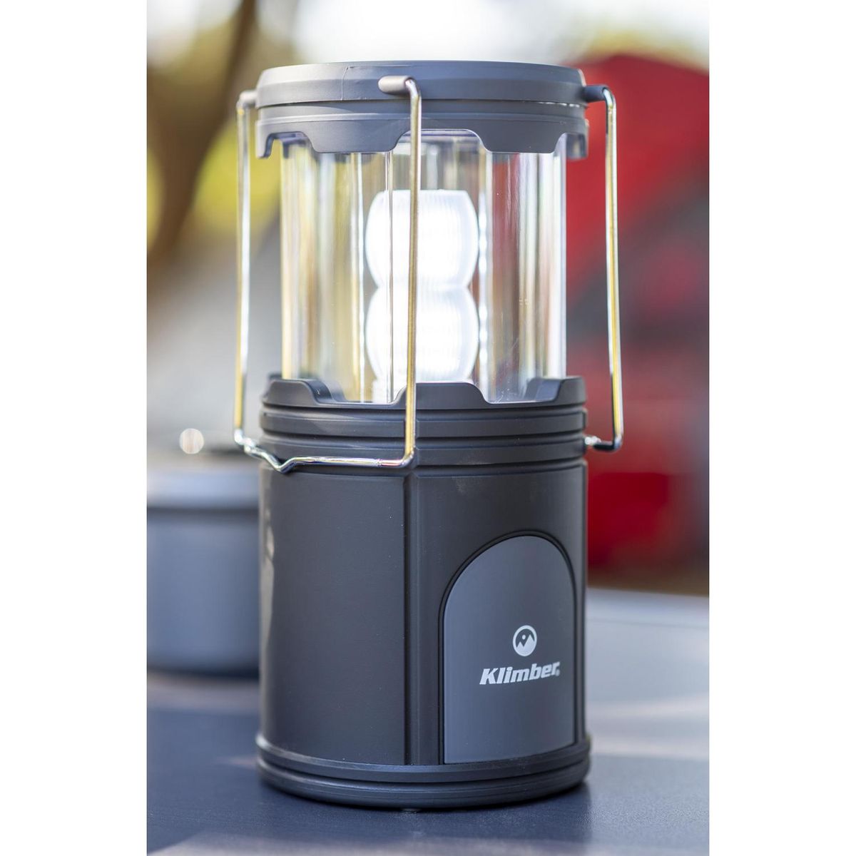 KLIMBER - Lampara de Camping 24 Led Negro