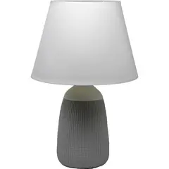TEMPORA - Lámpara sobremesa cerámica 42 cm gris