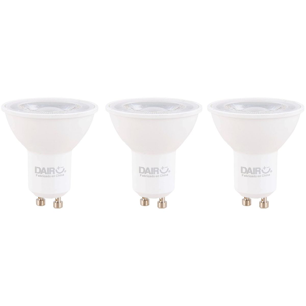 DAIRU - Pack 3 Ampolletas Led 4 W GU10 350 lm Luz Cálida