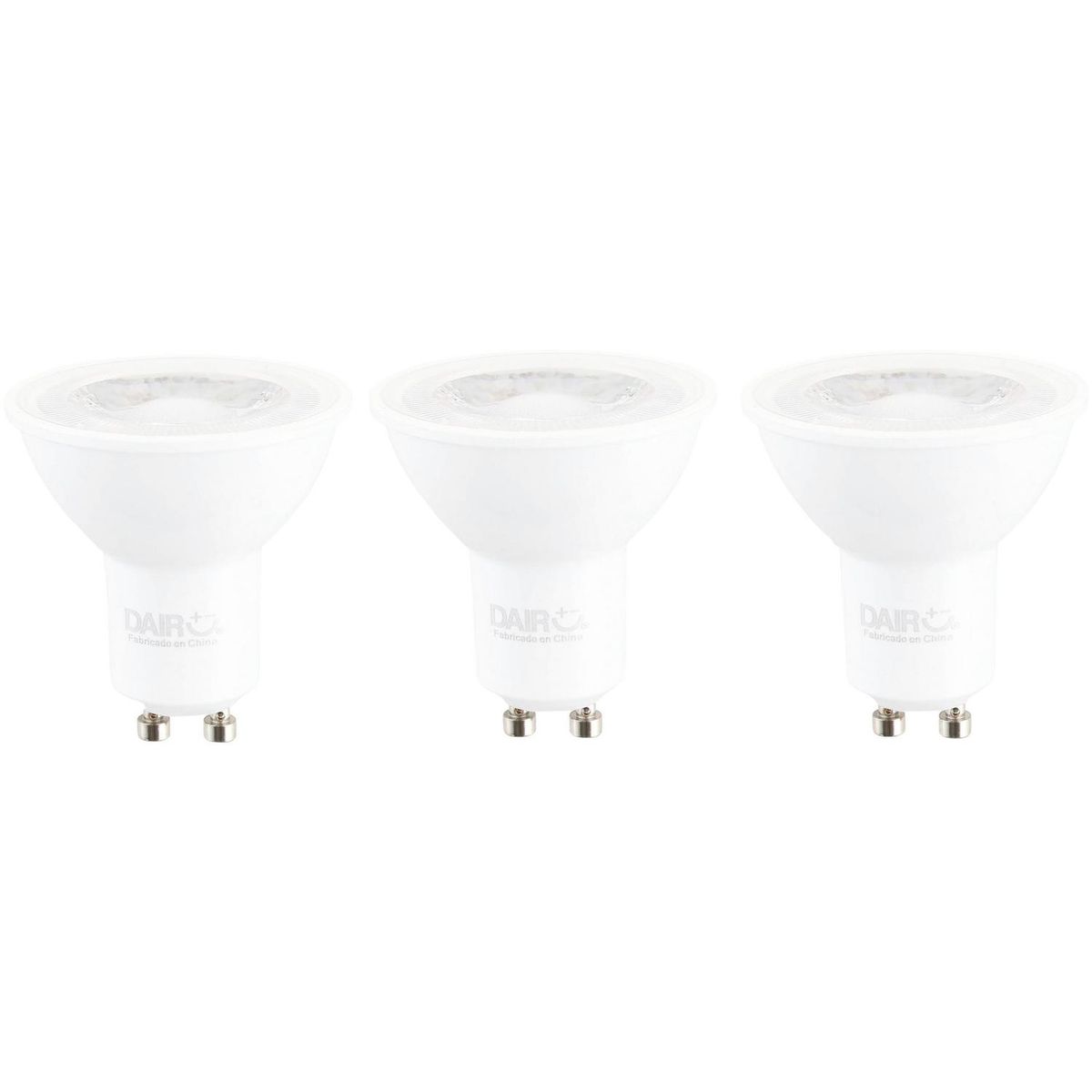 DAIRU - Pack 3 Ampolletas led GU10 4W luz fría
